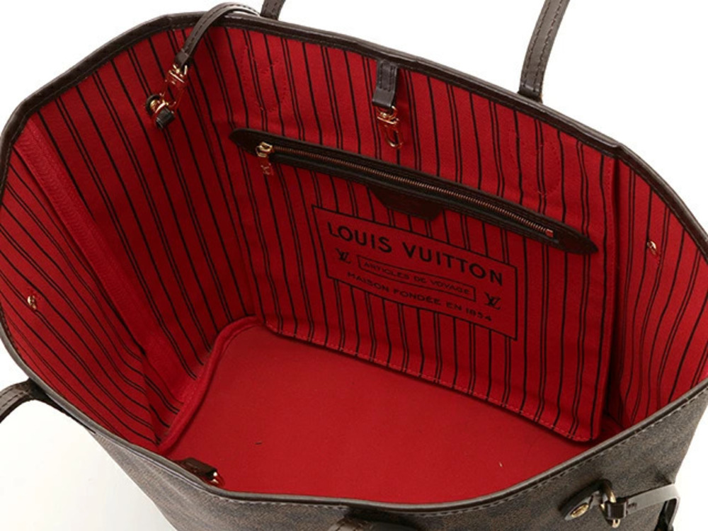 LOUIS VUITTON Neverfull bag Damier Cerise Red - Picture 9 of 9